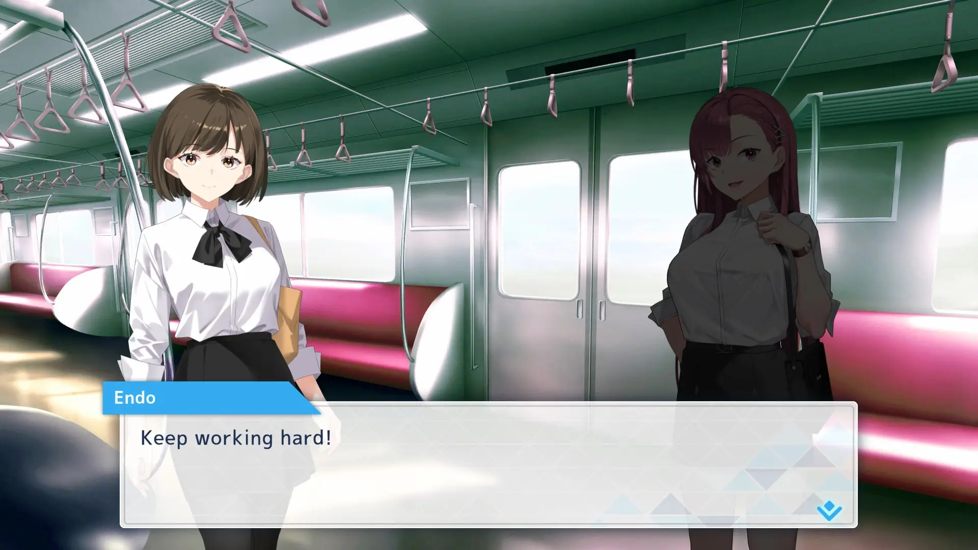Rina’s Undercover Train Operation gameplay screenshot 5 (Ren'Py adult game) by Metamorphose – free download