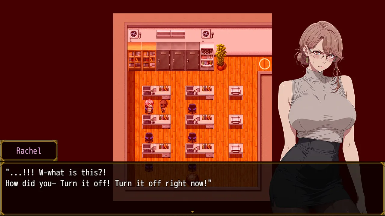 Behind The Mask gameplay screenshot 3 (Ren'Py adult game) by Sherlucky – free download