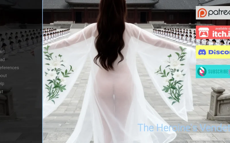 The Heroine’s Vendetta cover 0.1.6.5 Demo – Ren'Py adult game by Lunar Whisper free download