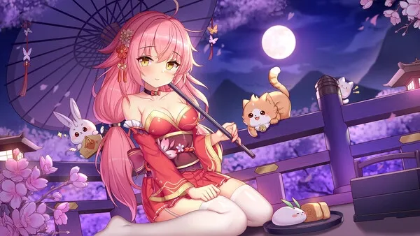 Sakura Hime 6 gameplay screenshot 2 (Ren'Py adult game) by GirlGames – free download