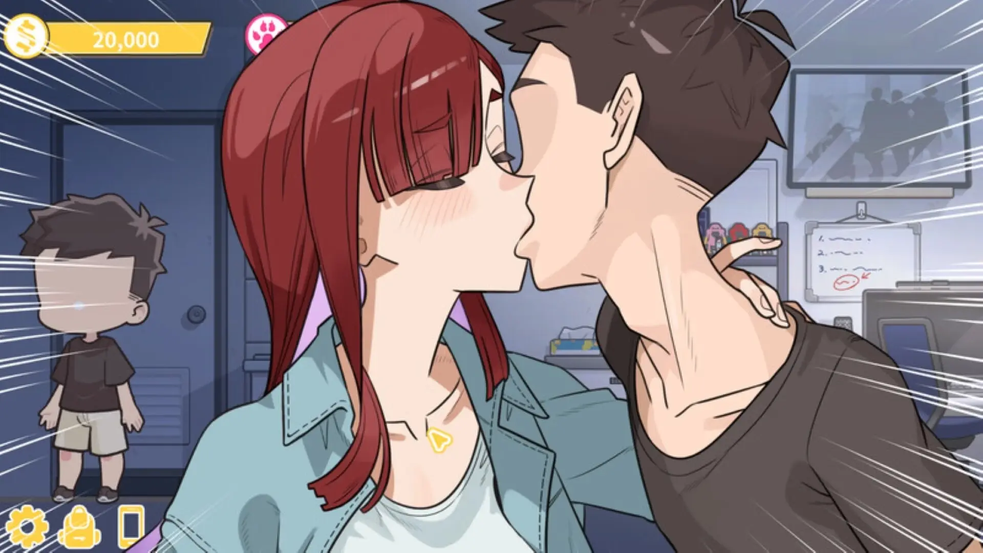 Summer at Smile Café gameplay screenshot 4 (Ren'Py adult game) by Shanlan Entertainment – free download