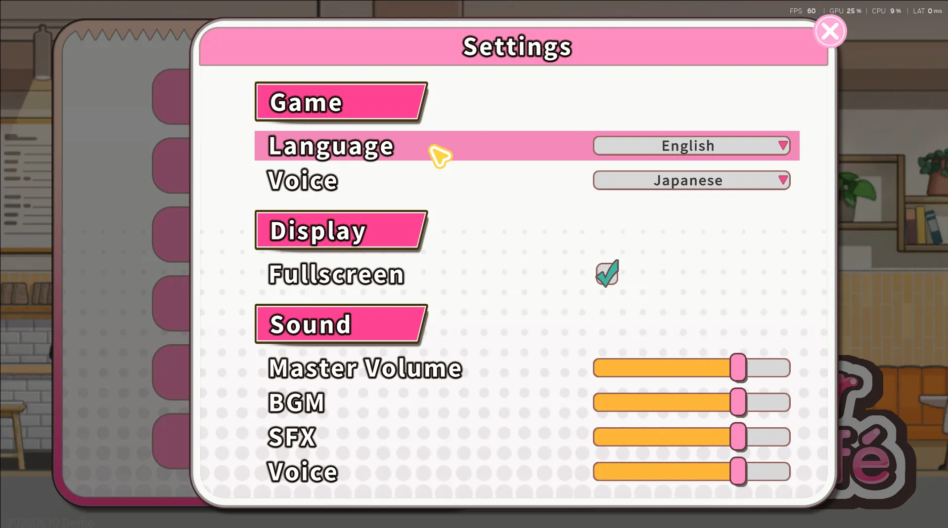 Summer at Smile Café gameplay screenshot 3 (Ren'Py adult game) by Shanlan Entertainment – free download