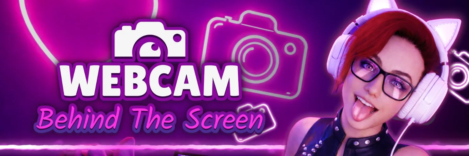 WebCam: Behind The Screen gameplay screenshot 1 (Ren'Py adult game) by Cream Corp. – free download
