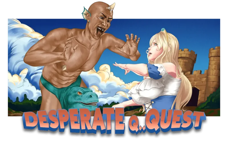 Desperate Q..Quest cover 0.0.1 – Ren'Py adult game by 1handfriendly free download