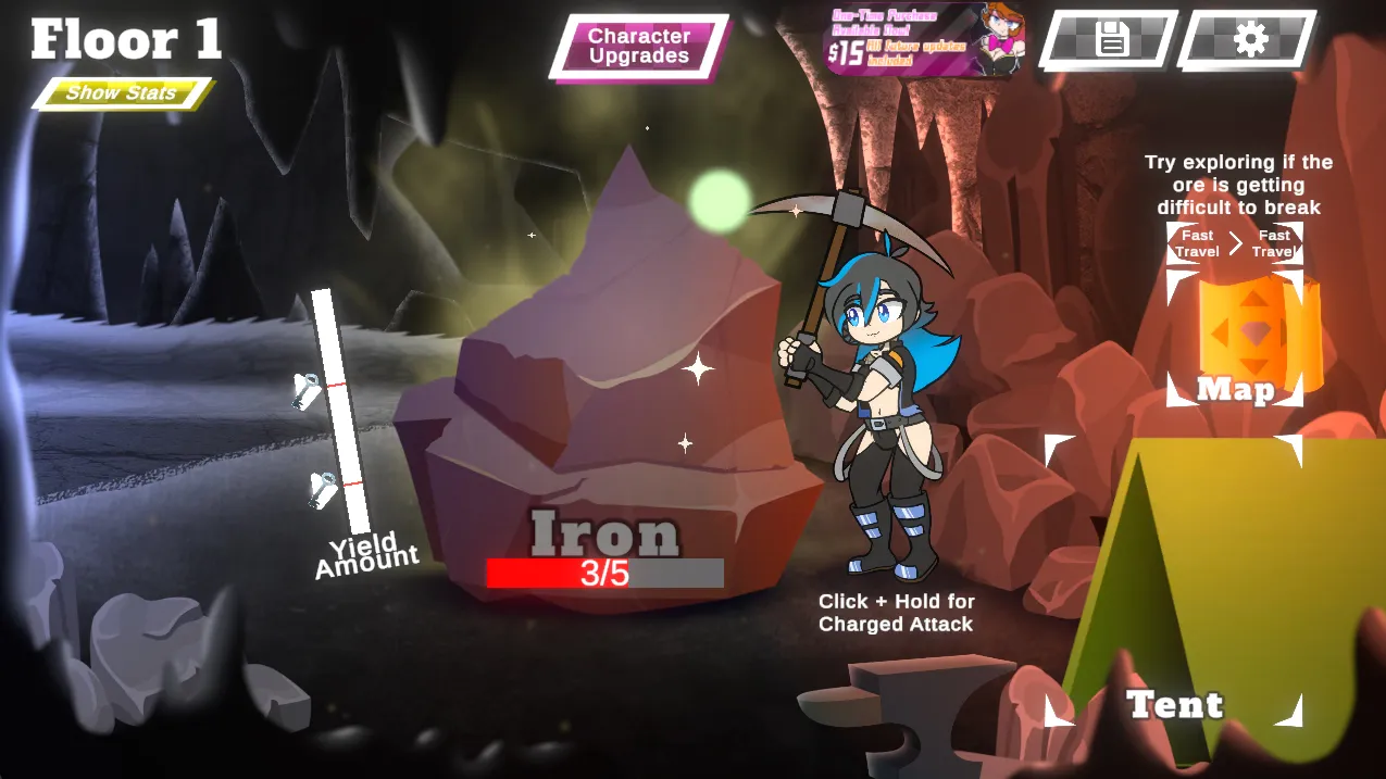 Mineheart Abyss gameplay screenshot 3 (Ren'Py adult game) by ArcanePengi – free download