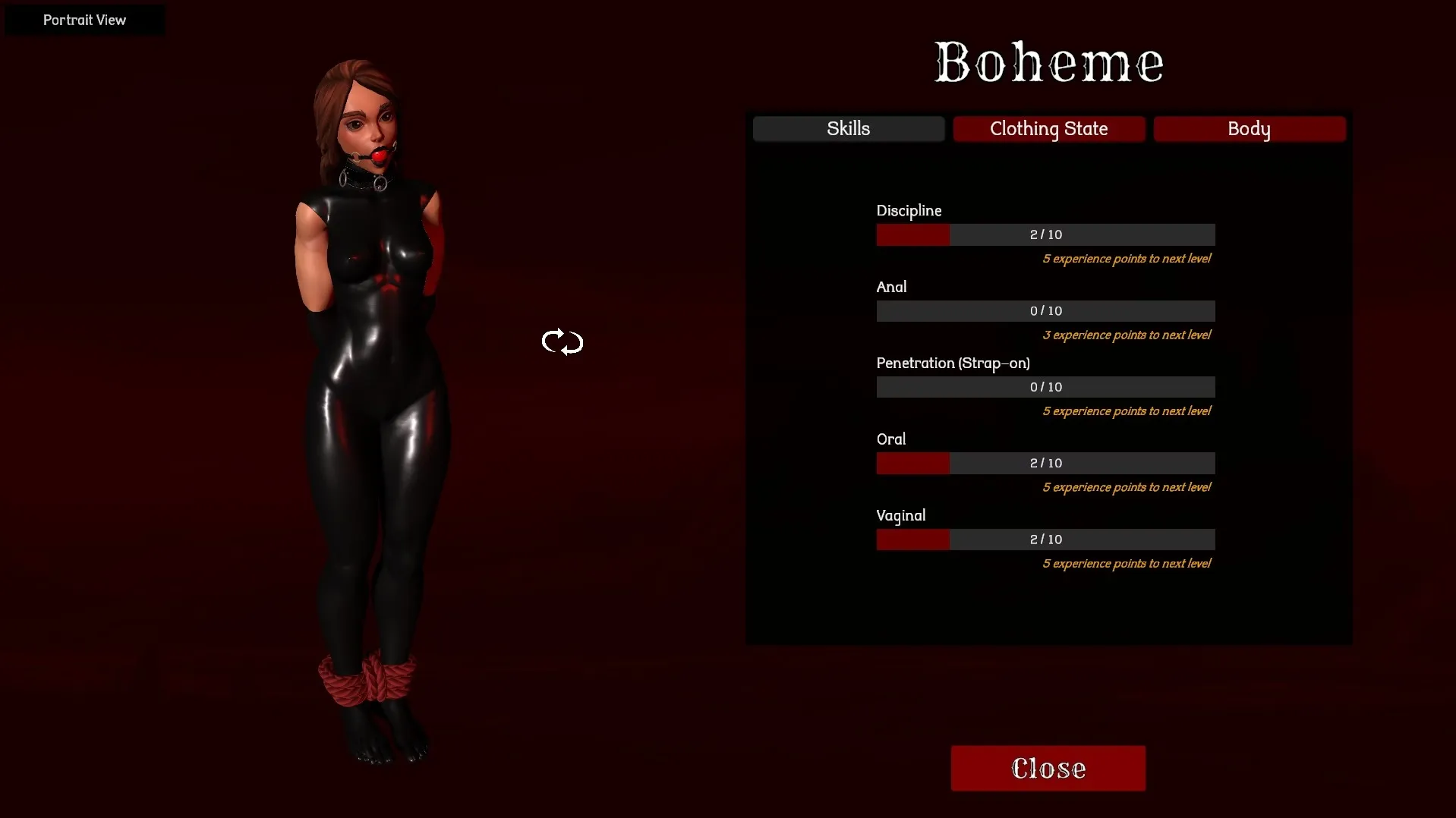 Domitum Fortress gameplay screenshot 2 (Ren'Py adult game) by Orane Pluto – free download