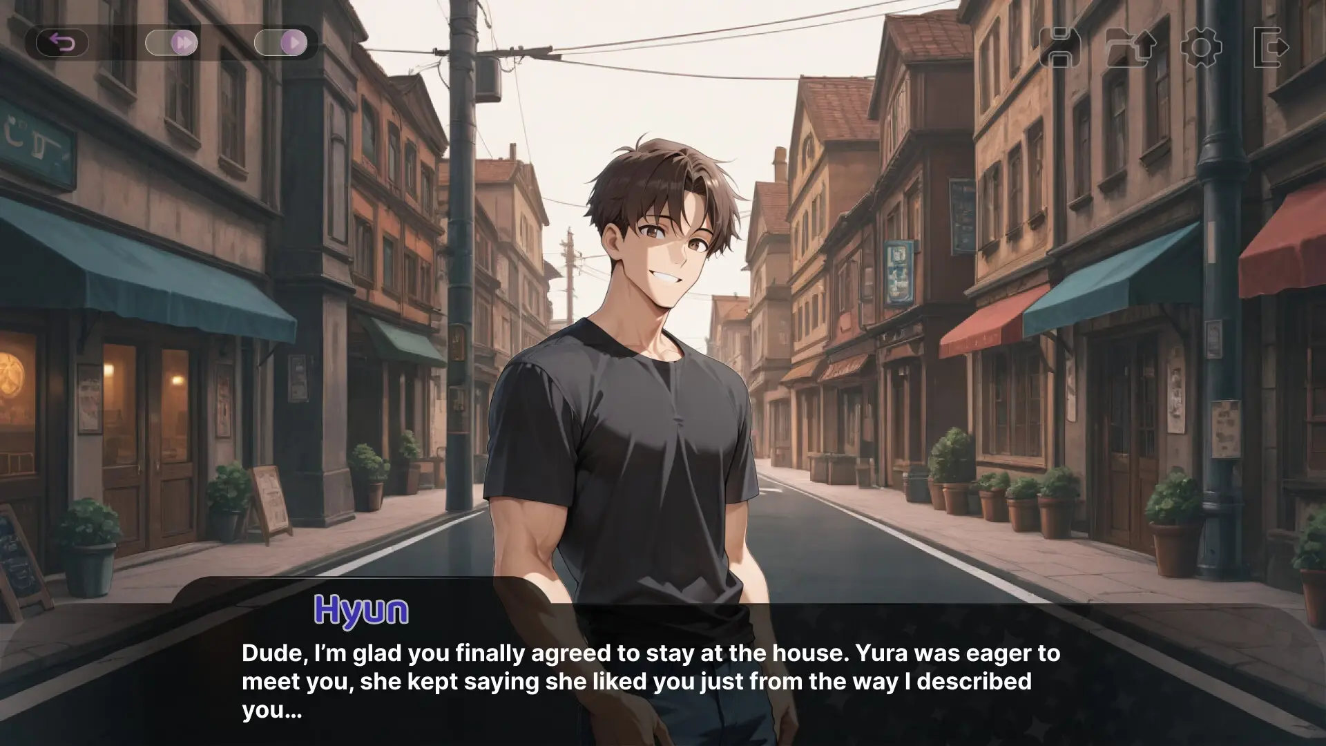 My Friend’s Girlfriend gameplay screenshot 1 (Ren'Py adult game) by Fantasy Games – free download