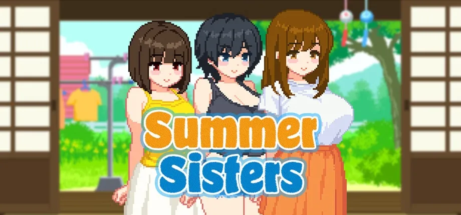 Summer Sisters gameplay screenshot 1 (Ren'Py adult game) by おけゆ亭 – free download