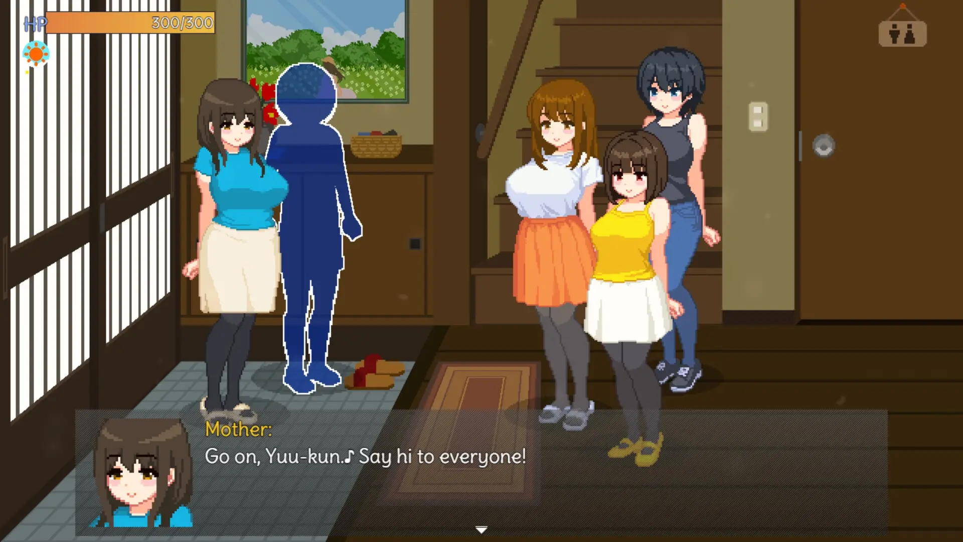 Summer Sisters gameplay screenshot 3 (Ren'Py adult game) by おけゆ亭 – free download