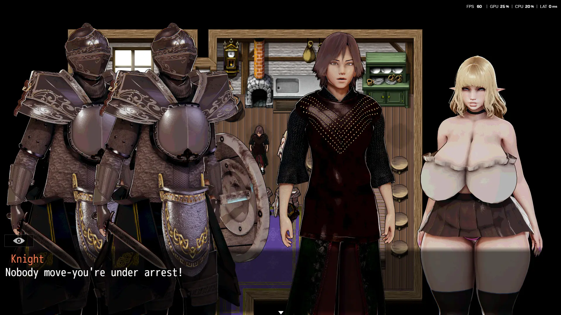 Abyss of Pleasure 2 gameplay screenshot 4 (Ren'Py adult game) by Jpegsama Telegram – free download