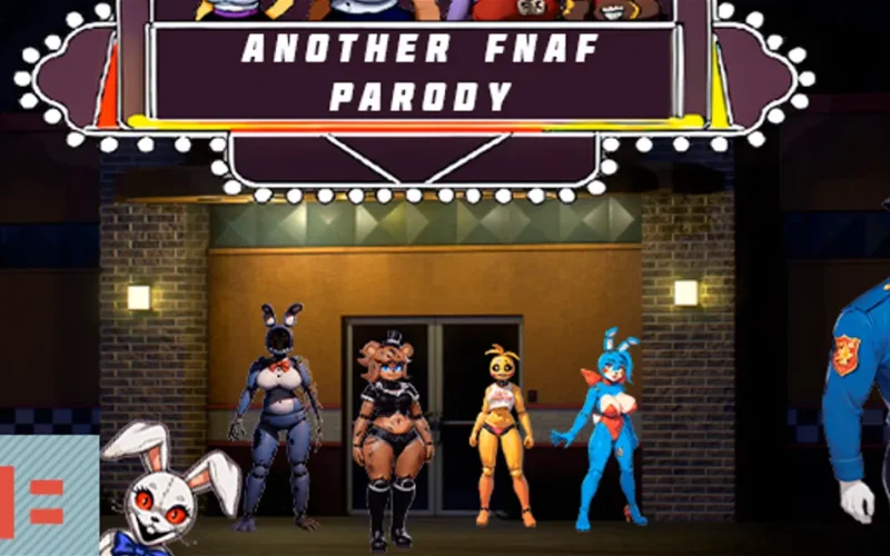 Another FNAF parody cover 0.3 – Ren'Py adult game by Timekss free download