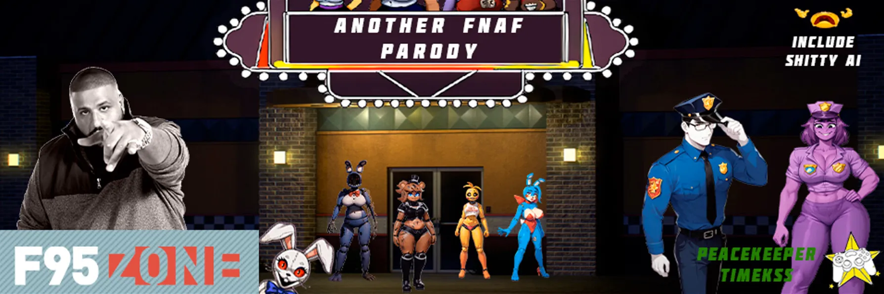 Another FNAF parody cover 0.3 – Ren'Py adult game by Timekss free download