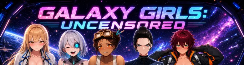 Galaxy Girls: Uncensored cover Demo – Ren'Py adult game by Void Rabbit Games free download