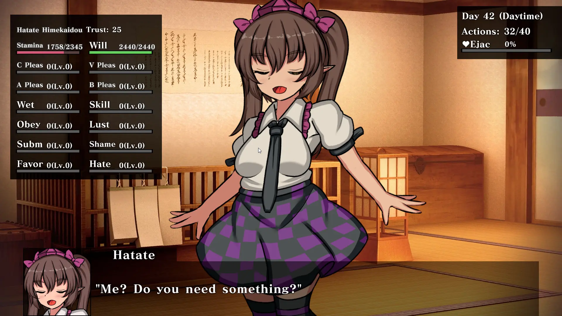 Gensou Brothel: Tengu Quarter gameplay screenshot 8 (Ren'Py adult game) by Pyon-Pyon-Pyon – free download