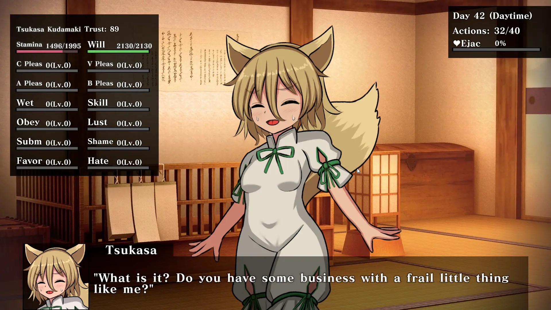 Gensou Brothel: Tengu Quarter gameplay screenshot 10 (Ren'Py adult game) by Pyon-Pyon-Pyon – free download