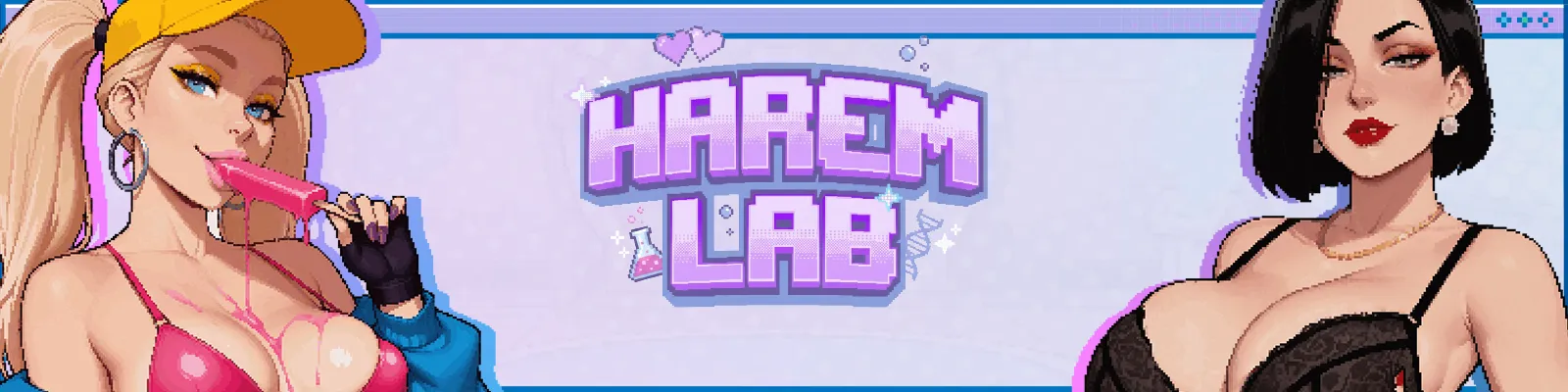 Harem Lab cover Demo – Ren'Py adult game by Pixel Toast Games free download