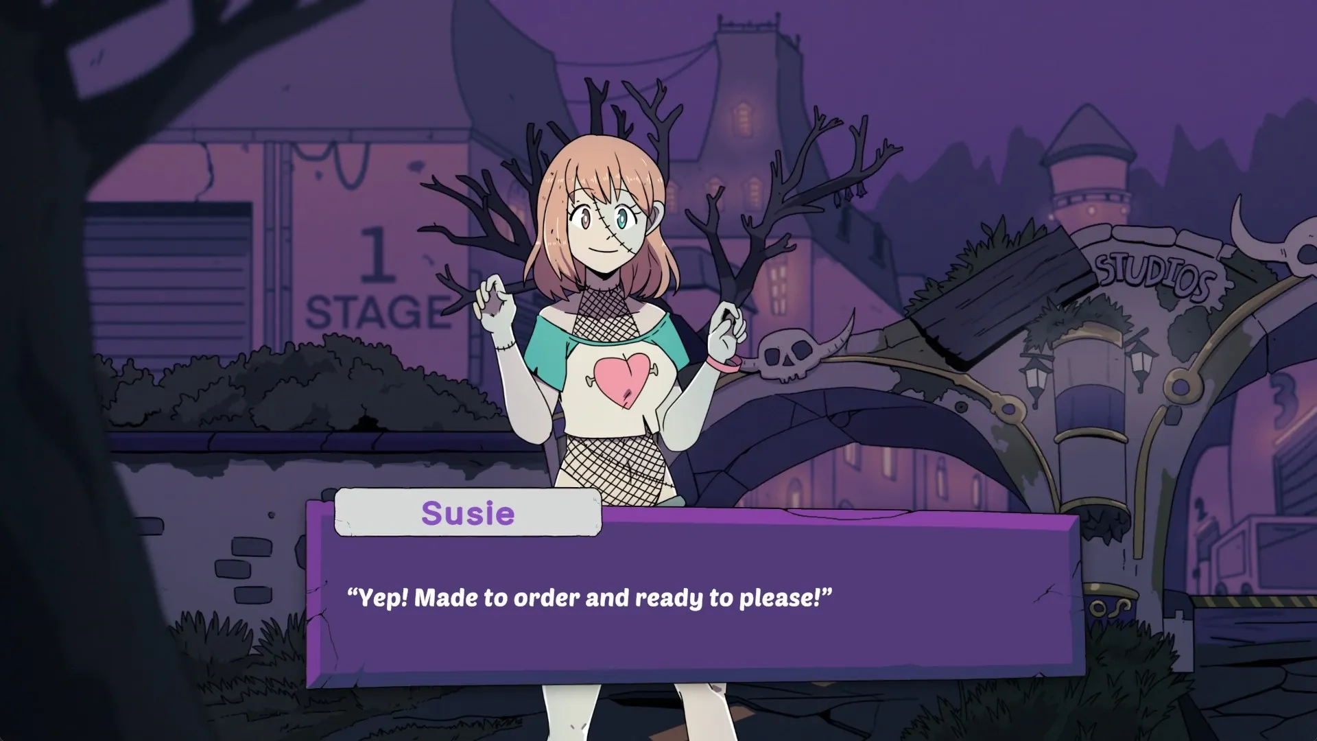 Spooky Starlets: Movie Maker gameplay screenshot 6 (Ren'Py adult game) by Wallimog & Friends – free download