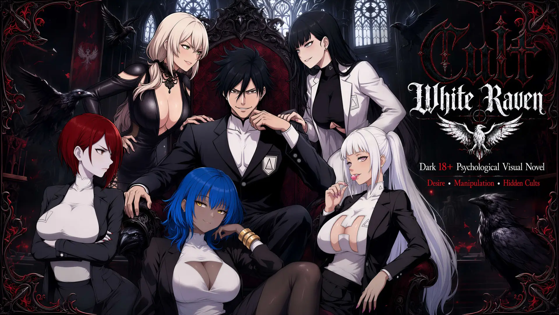 Cult: White Raven gameplay screenshot 1 (Ren'Py adult game) by MrBubuska – free download