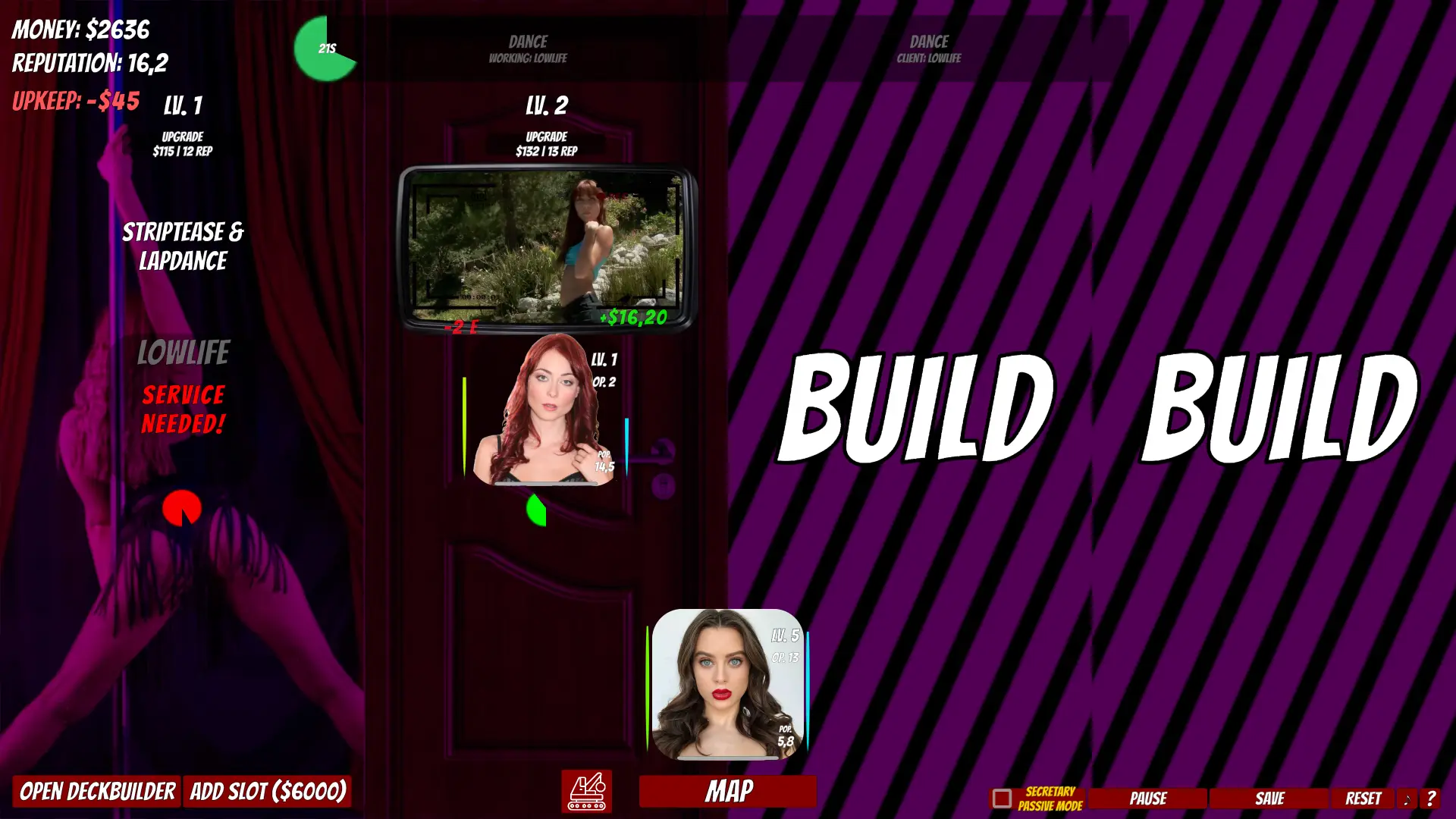 GClub gameplay screenshot 1 (Ren'Py adult game) by GCDev – free download