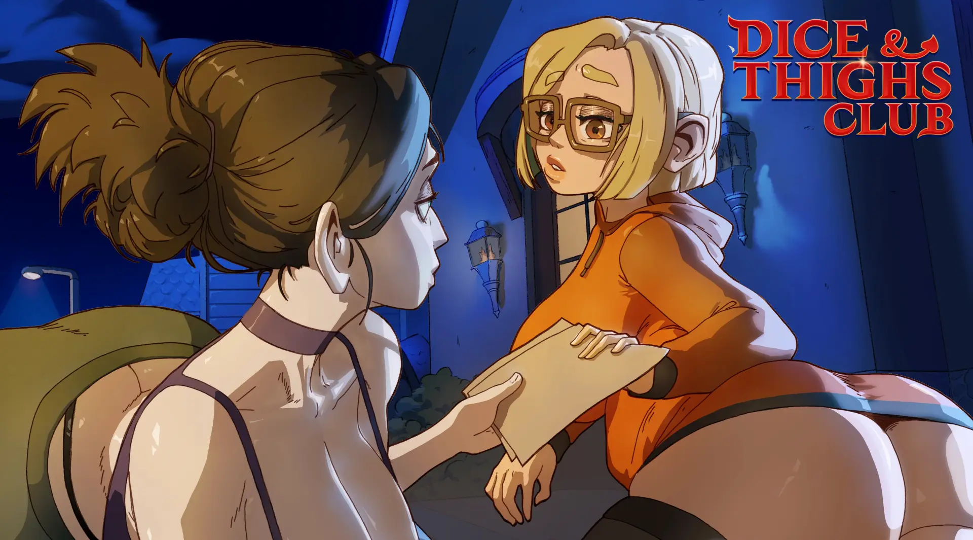 Dice and Thighs Club cover 0.02 – Ren'Py adult game by chillfrank free download