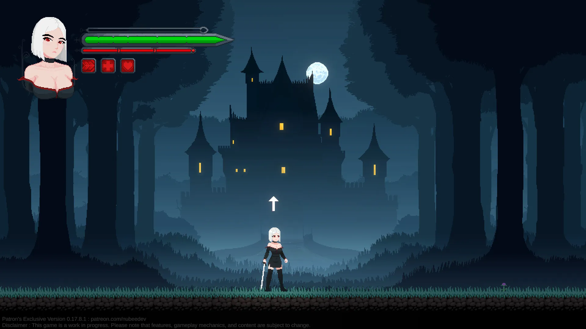 Vampire’s Knight gameplay screenshot 5 (Ren'Py adult game) by NubeeDev – free download