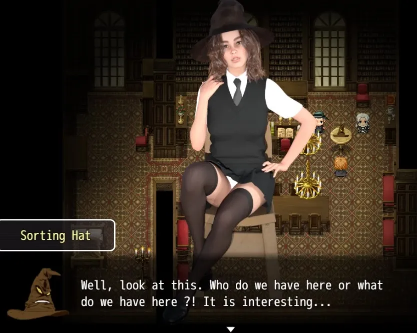 Hermione and the Magic of Love gameplay screenshot 7 (Ren'Py adult game) by snow.forest.games – free download