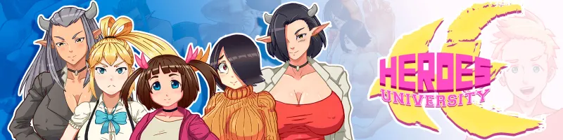 Heroes University H cover 0.11.1 – Ren'Py adult game by Salmon Run free download
