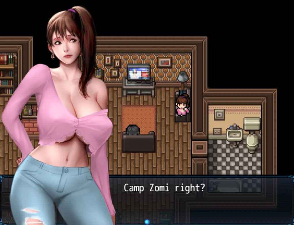 Zombie’s Retreat 2: Gridlocked gameplay screenshot 5 (Ren'Py adult game) by Siren – free download