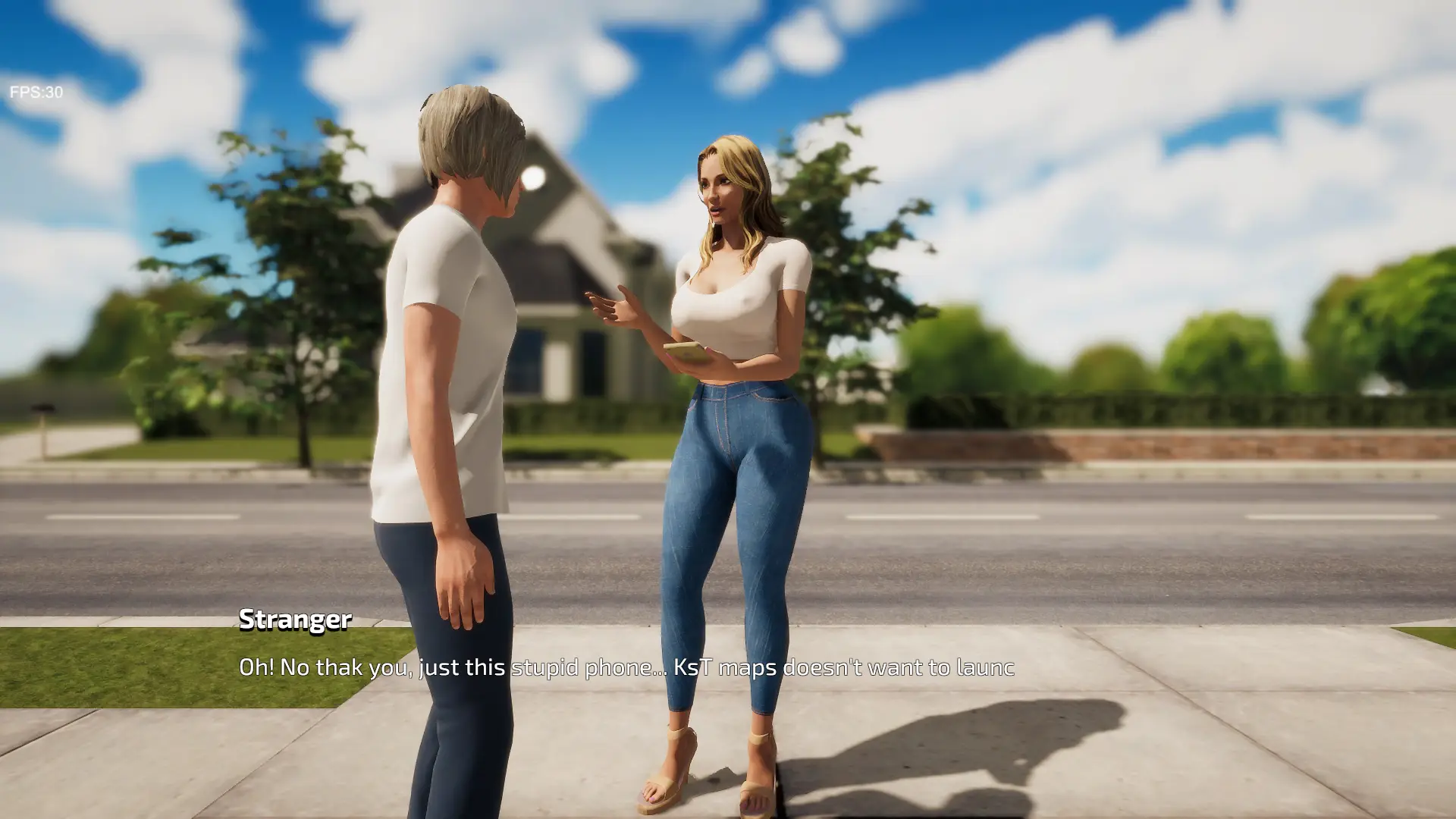 Seaside Mystery gameplay screenshot 5 (Ren'Py adult game) by KsT – free download