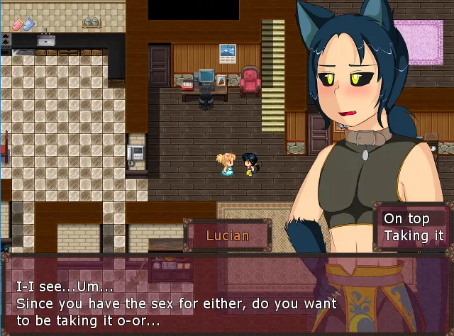 Collars Rebirth gameplay screenshot 3 (Ren'Py adult game) by Nekomatic – free download