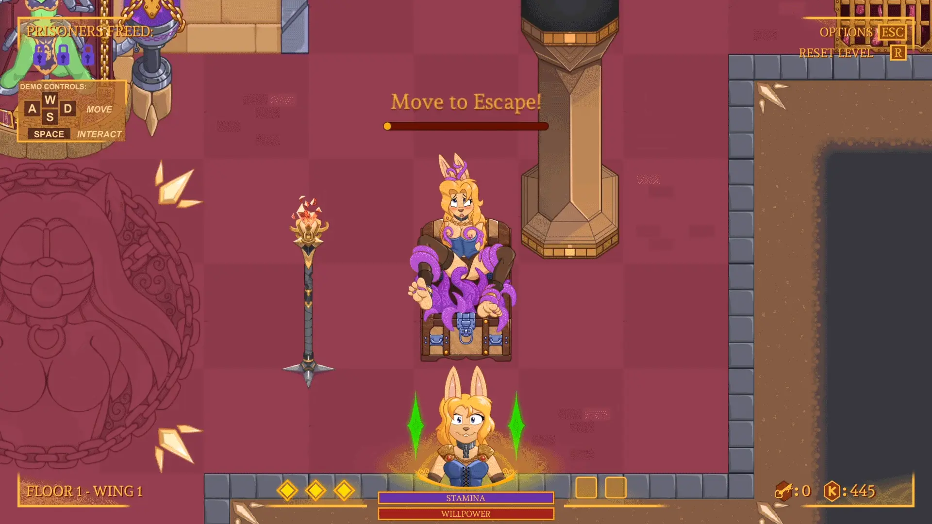 The Bindmancer gameplay screenshot 4 (Ren'Py adult game) by Caroo – free download