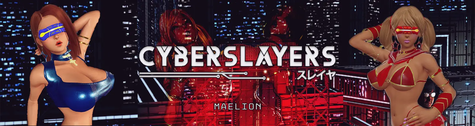 Cyberslayers cover 0.5.2 – Ren'Py adult game by Maelion free download