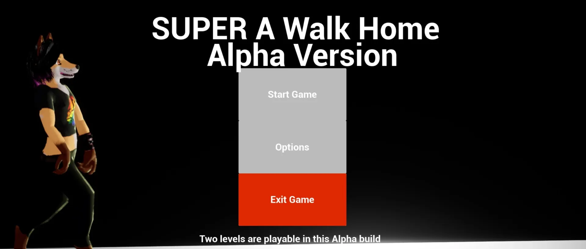 Super: A Walk Home gameplay screenshot 1 (Ren'Py adult game) by Kemonokun – free download