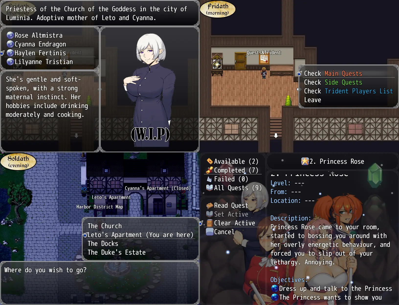 Henteria Chronicles Ch. 3: The Peacekeepers gameplay screenshot 5 (Ren'Py adult game) by N_Taii – free download