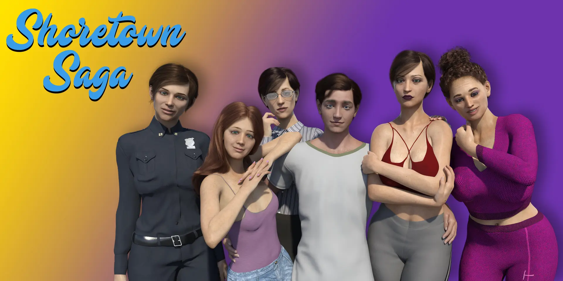 Shoretown Saga cover 0.66 – Ren'Py adult game by Dan1228 free download