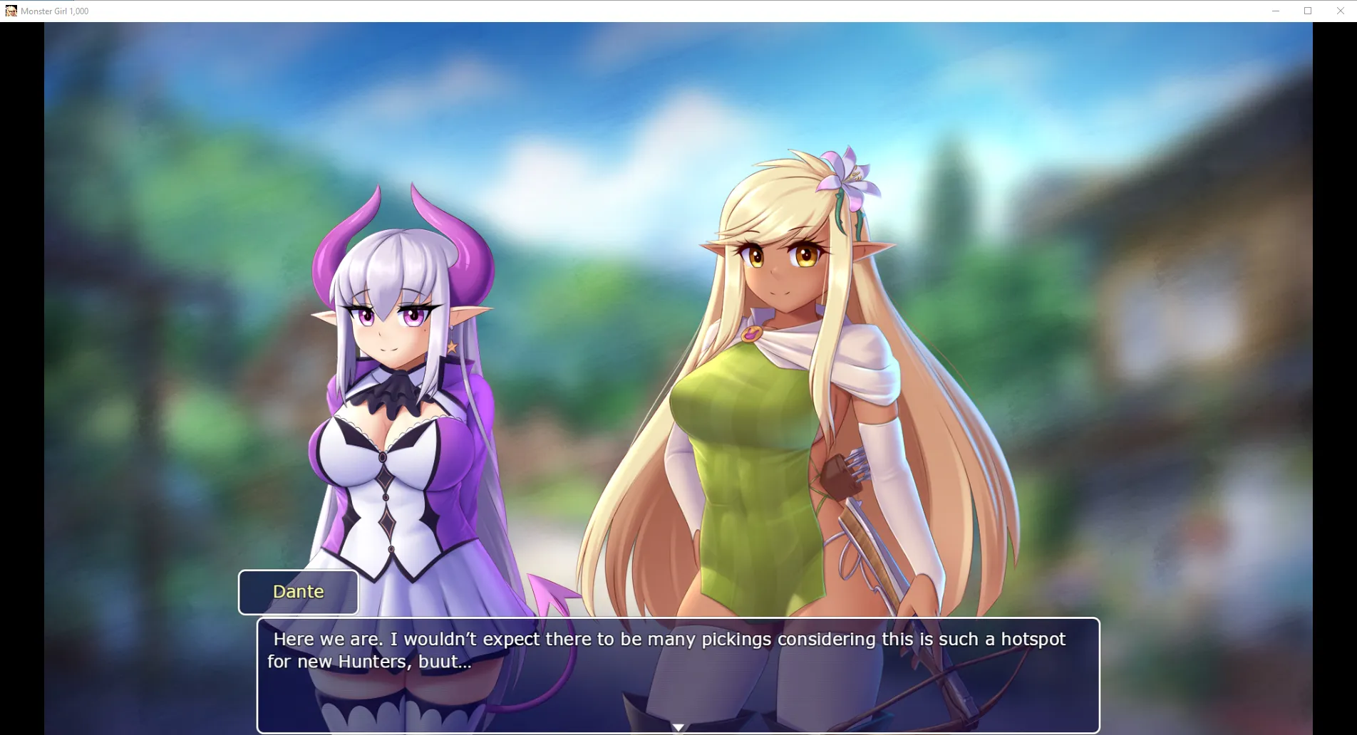Monster Girl 1,000 gameplay screenshot 3 (Ren'Py adult game) by TwistedScarlett – free download