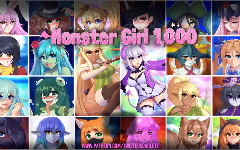 Monster Girl 1,000 cover 2.0.2c – Ren'Py adult game by TwistedScarlett free download