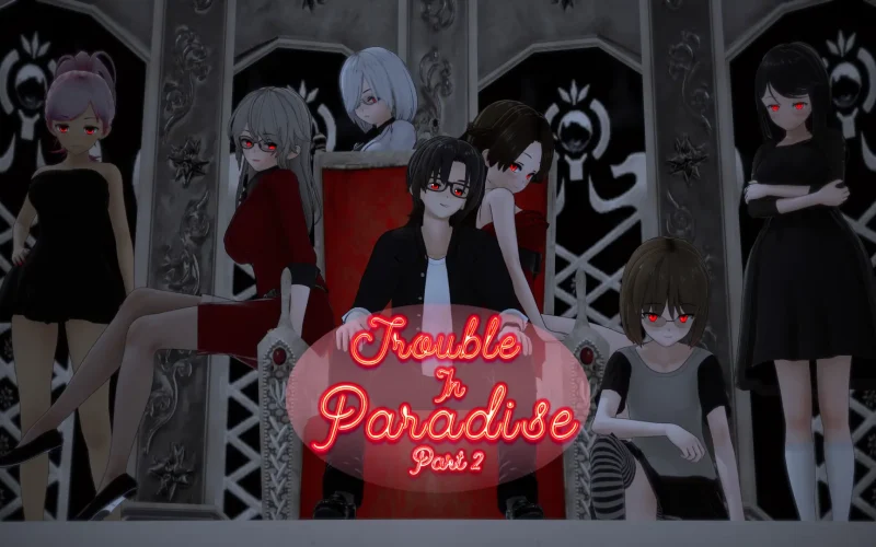 Trouble in Paradise cover 1.19 – Ren'Py adult game by Syko134 free download