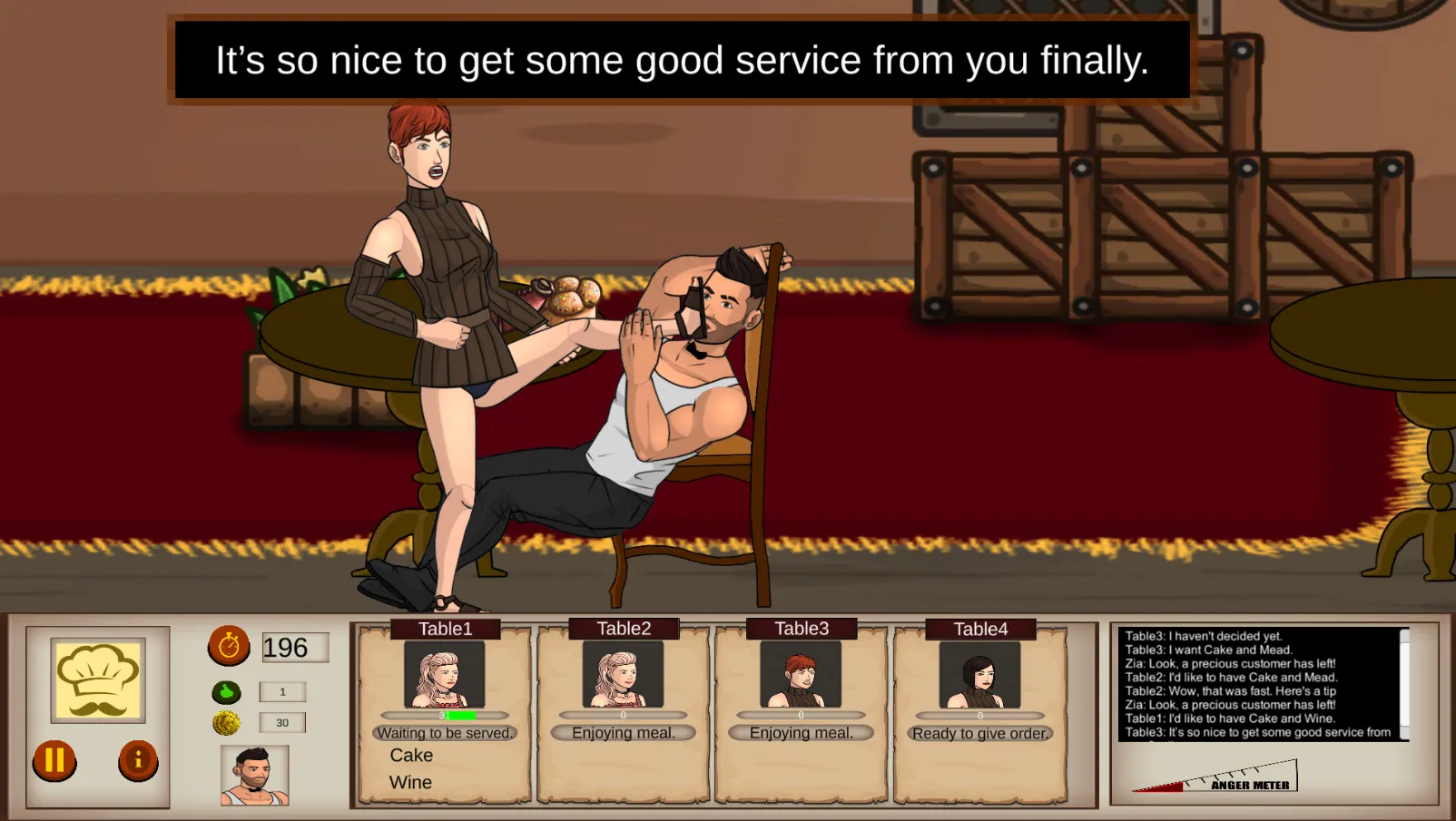 Realm of Dominance gameplay screenshot 3 (Ren'Py adult game) by MorteDara – free download