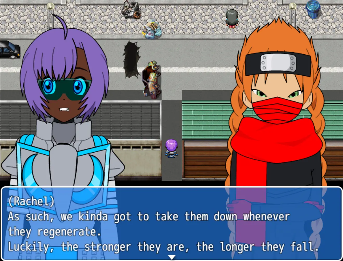 Cyberspace Battle Maiden Academy gameplay screenshot 2 (Ren'Py adult game) by Team Desire/Aquin25 – free download