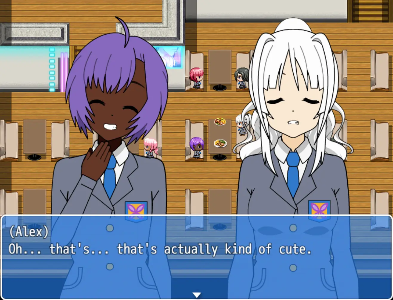 Cyberspace Battle Maiden Academy gameplay screenshot 12 (Ren'Py adult game) by Team Desire/Aquin25 – free download