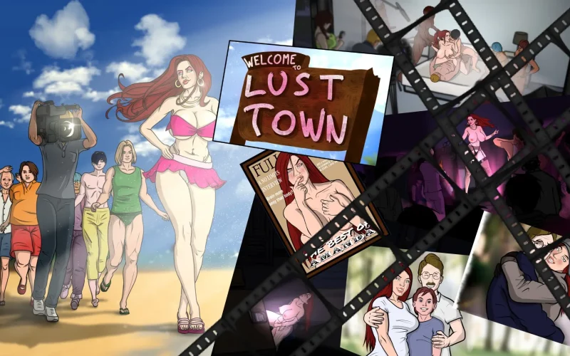 Lust Town, Amanda’s road to porn cover Season 2 - 1.40 – Ren'Py adult game by NOSY GULL free download