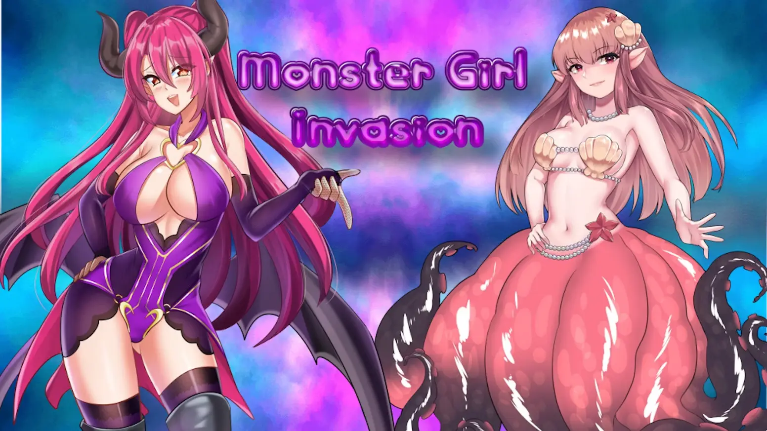 Monster Girl Invasion RPG cover Part 1 - 1.1b – Ren'Py adult game by MGGEDev free download