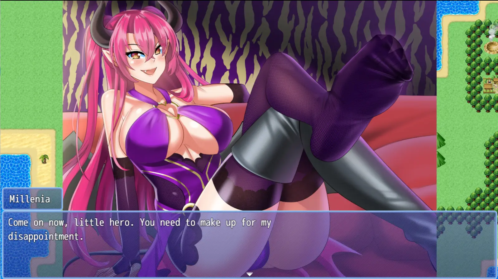 Monster Girl Invasion RPG gameplay screenshot 6 (Ren'Py adult game) by MGGEDev – free download