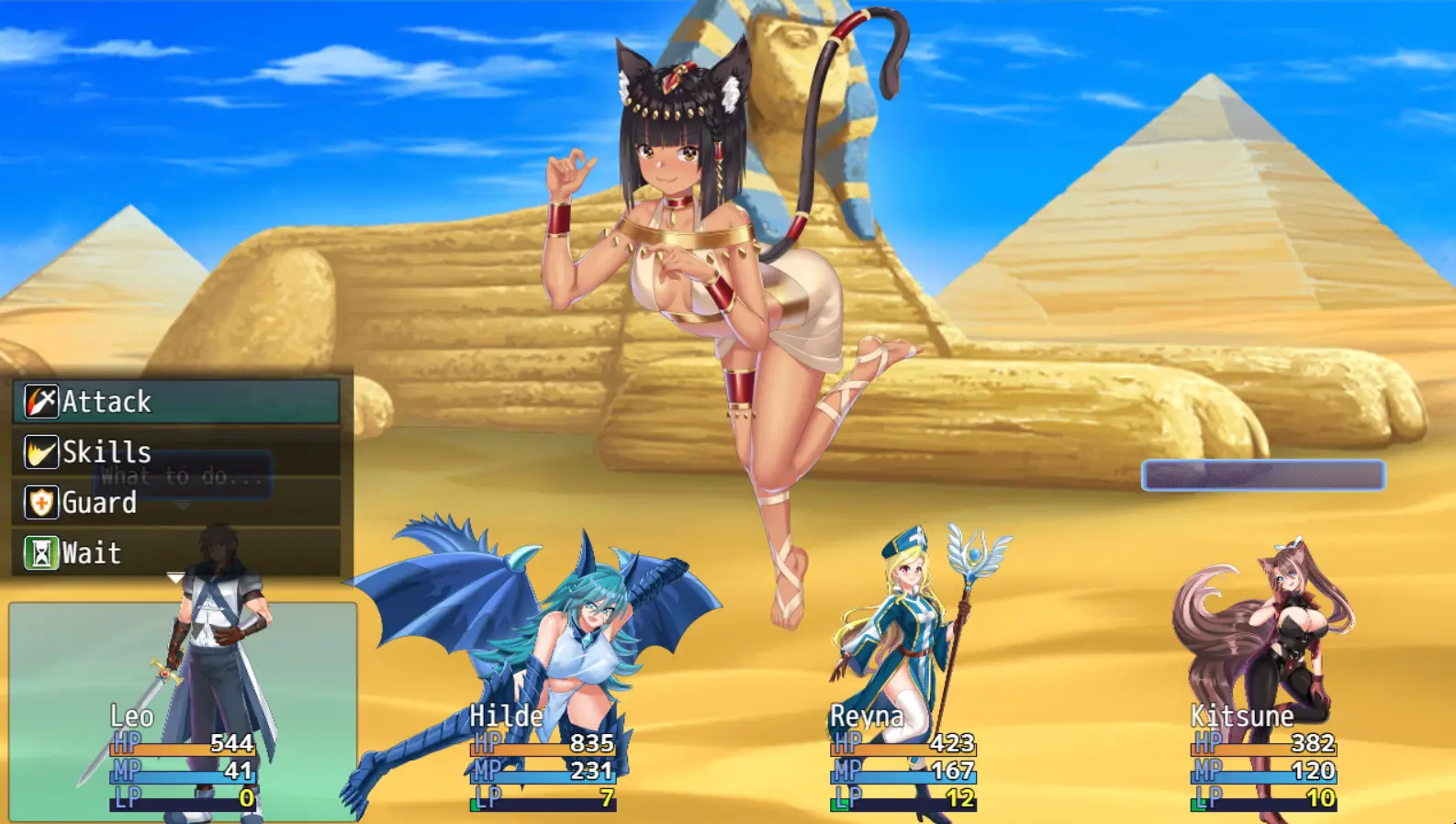 Monster Girl Invasion RPG gameplay screenshot 3 (Ren'Py adult game) by MGGEDev – free download