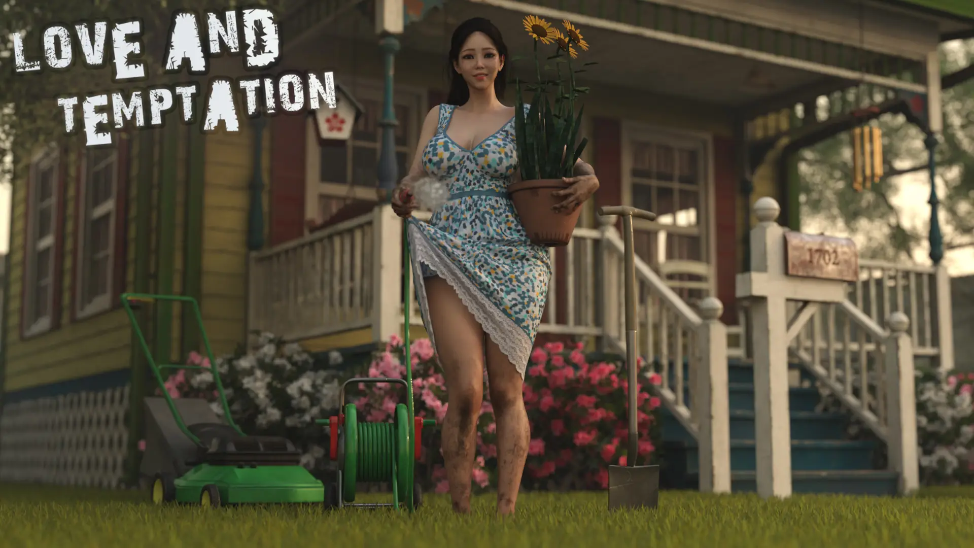 Love and Temptation gameplay screenshot 2 (Ren'Py adult game) by GruBoop – free download