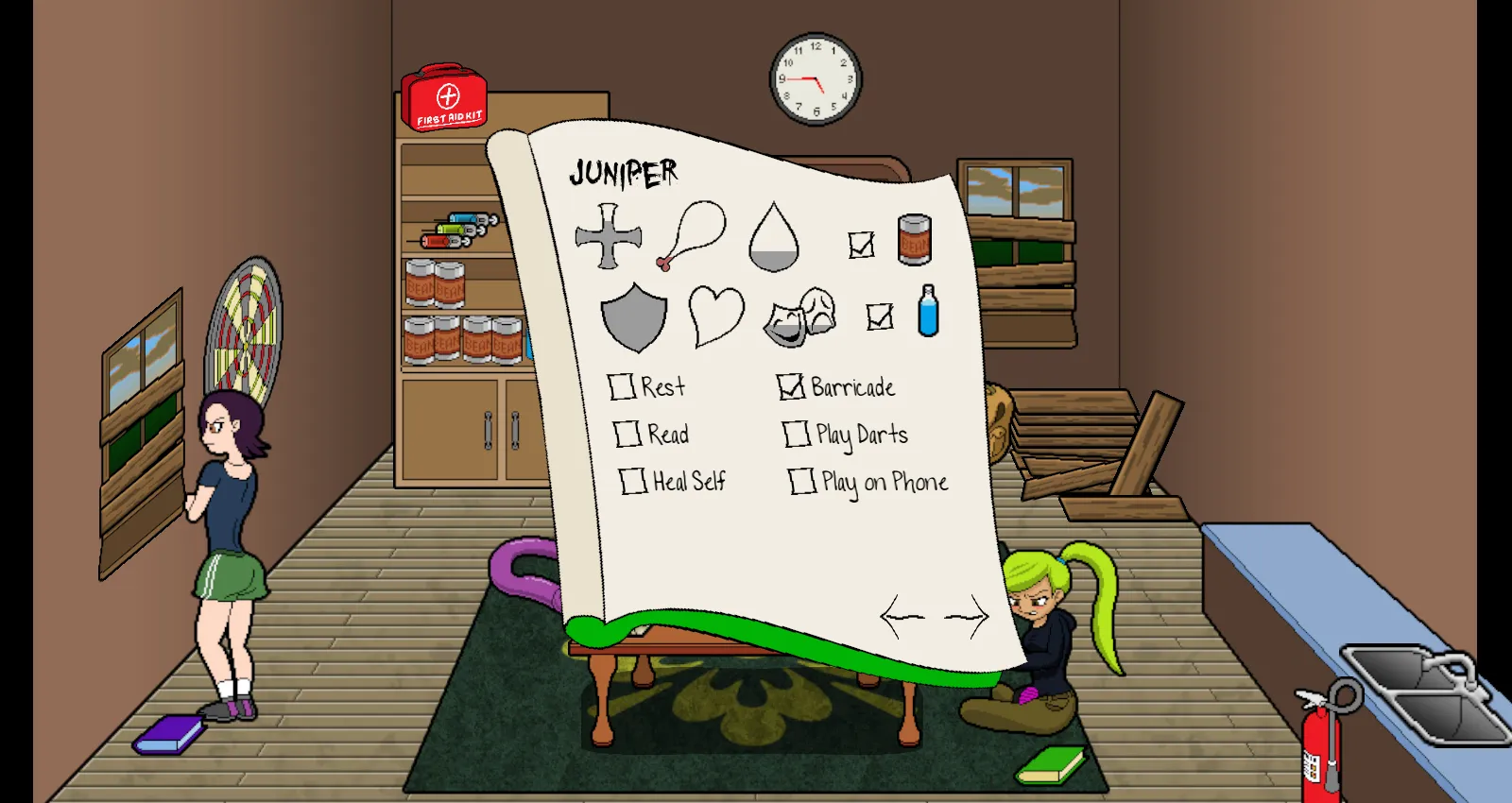 69 Days After gameplay screenshot 1 (Ren'Py adult game) by Noxious Games – free download