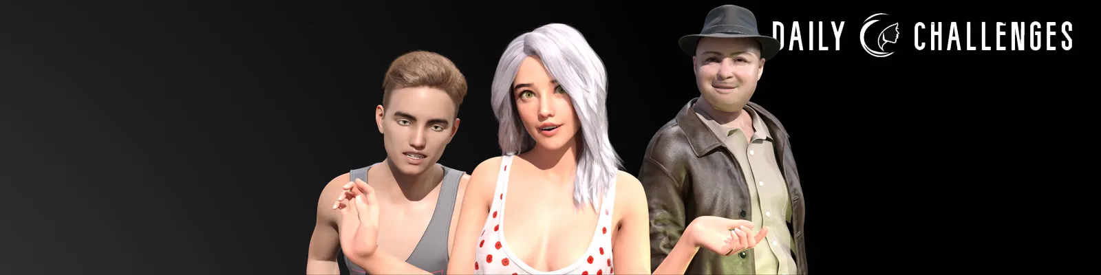 Daily Challenges gameplay screenshot 1 (Ren'Py adult game) by TheAlex – free download