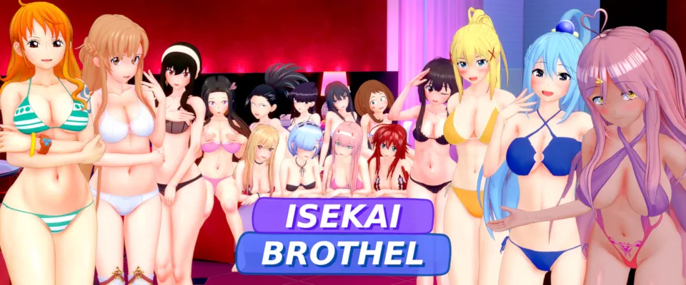 Isekai Brothel cover 0.91 – Ren'Py adult game by Isekai Brothel free download