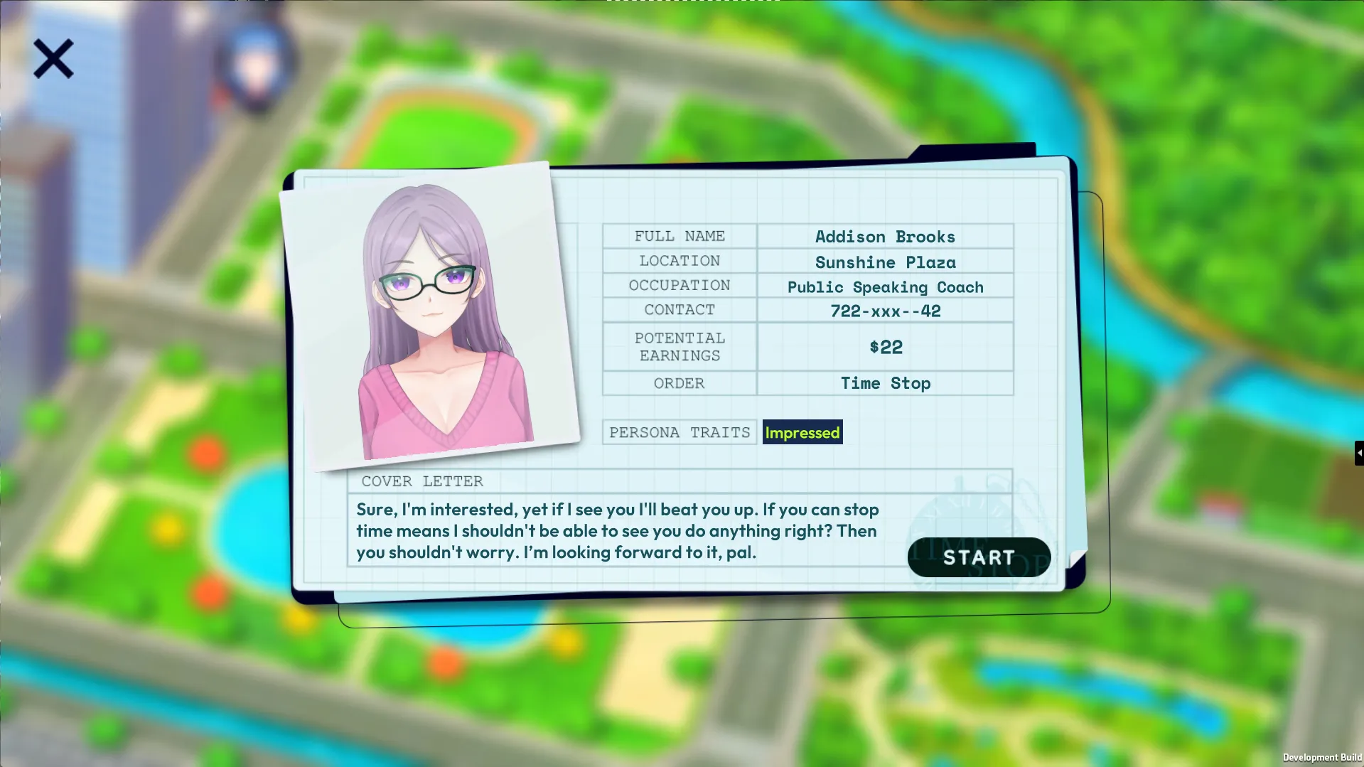 Chrono Ecstasy gameplay screenshot 4 (Ren'Py adult game) by Pigeon2Play – free download